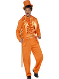 90s Stupid Tuxedo Costume, Orange 1