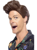 Nineties Detective Wig, Brown 1