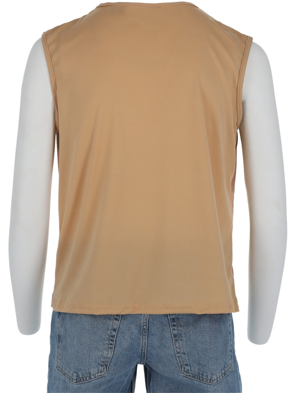 Realistic 70s Hairy Chest, Sleeveless Top, Nude 2
