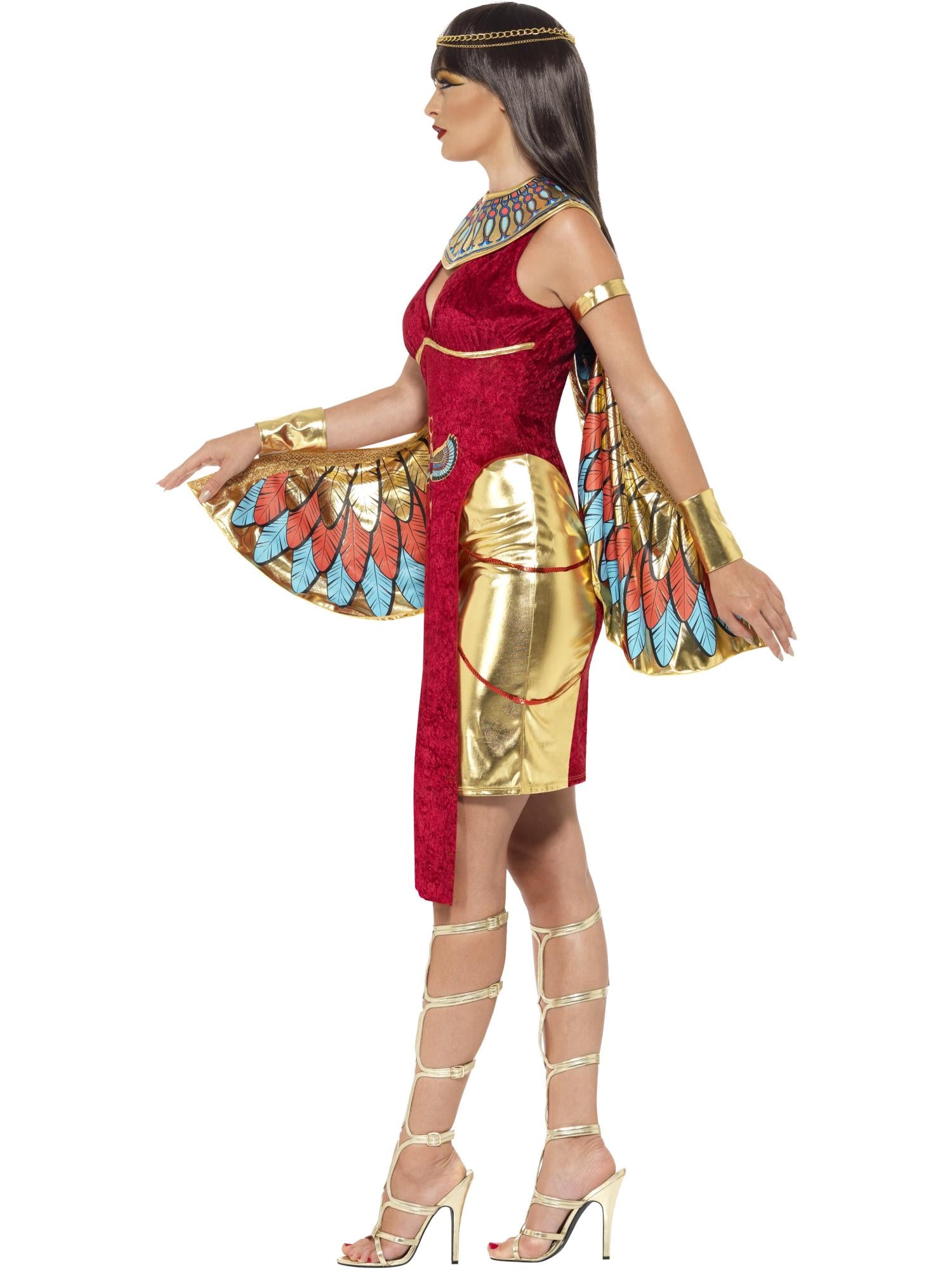 Egyptian Goddess Costume, Red 3