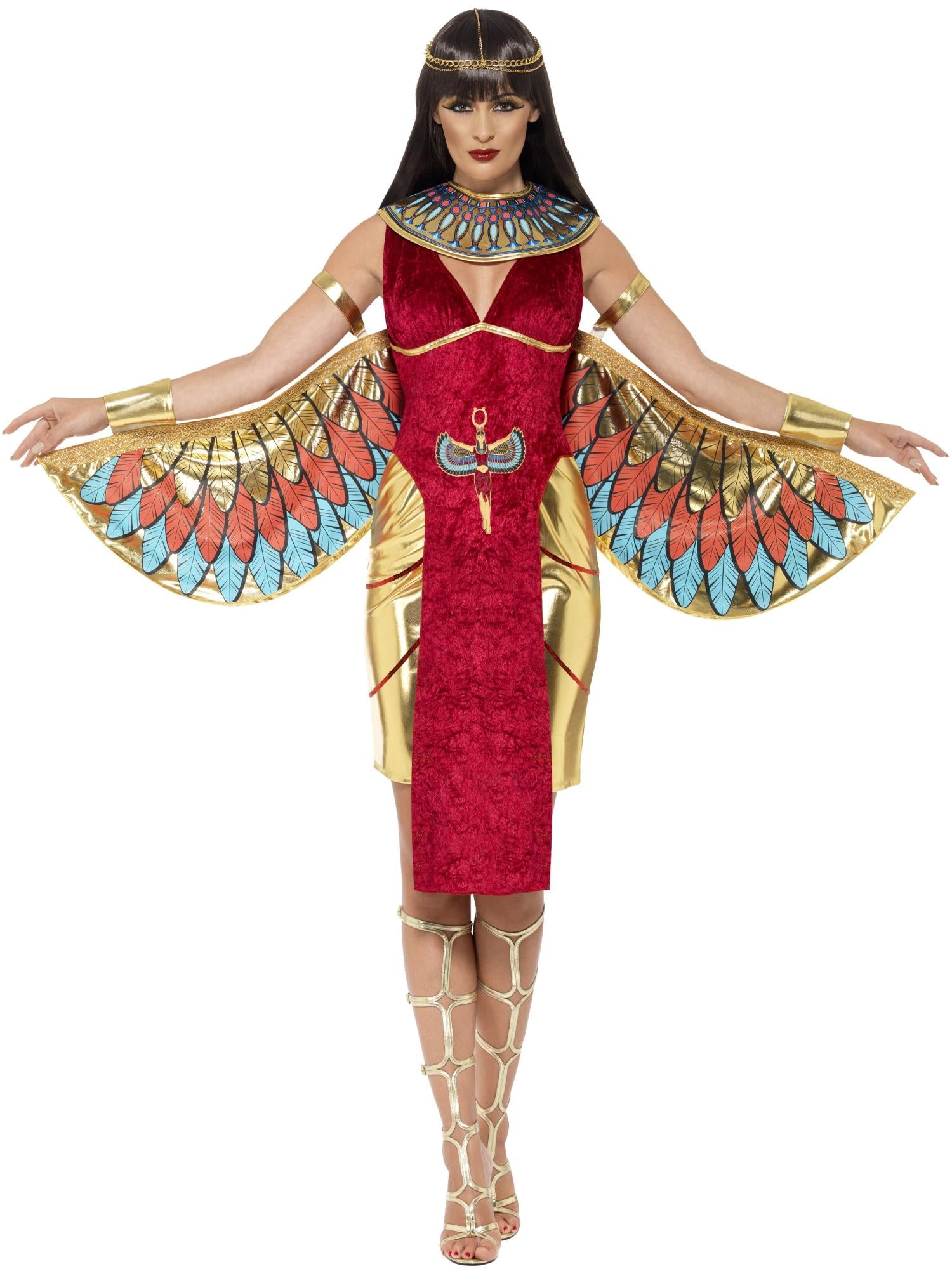 Egyptian Goddess Costume, Red 1