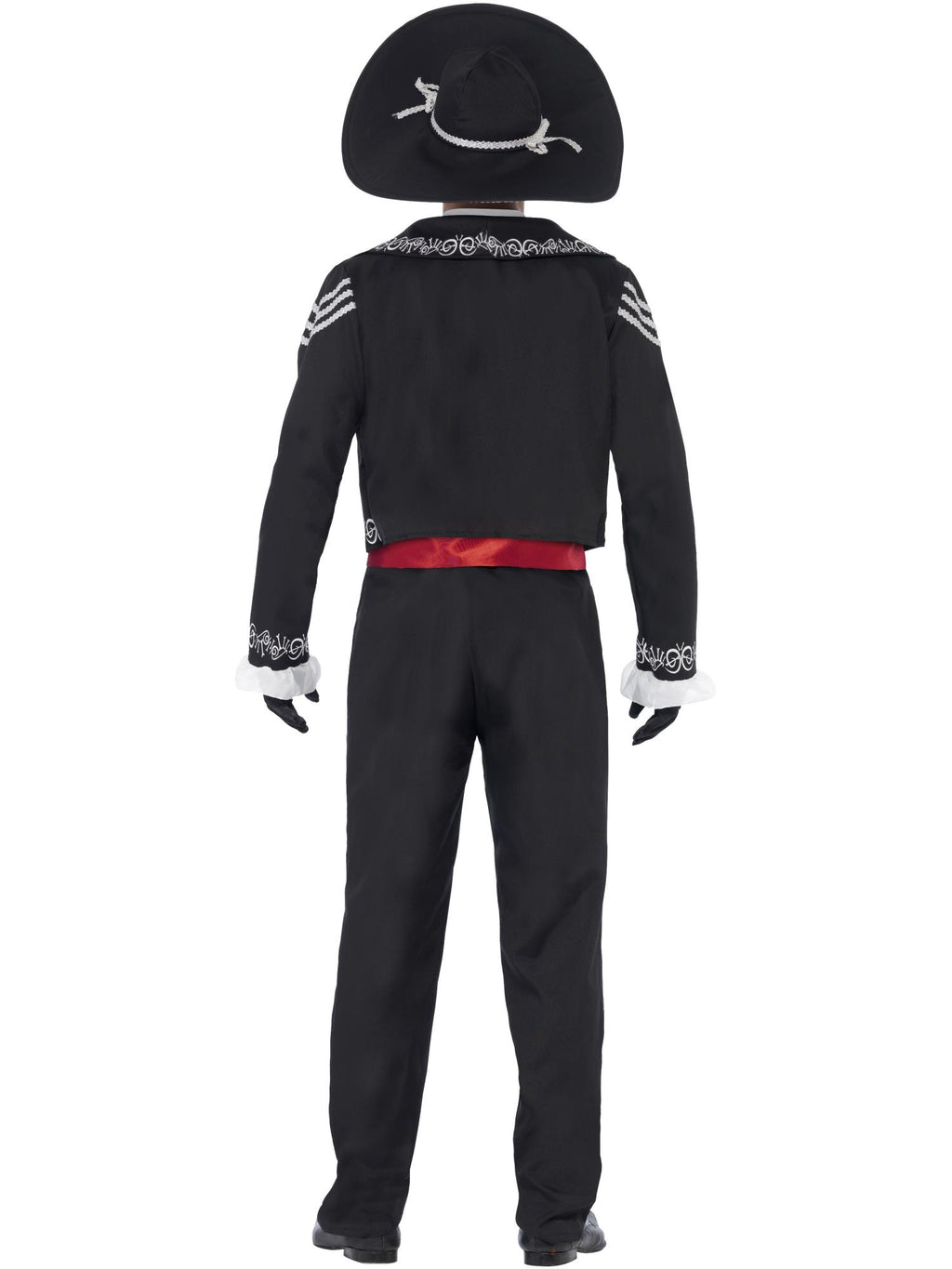 Deluxe Day of the Dead Se?or Bones Costume, Black 2
