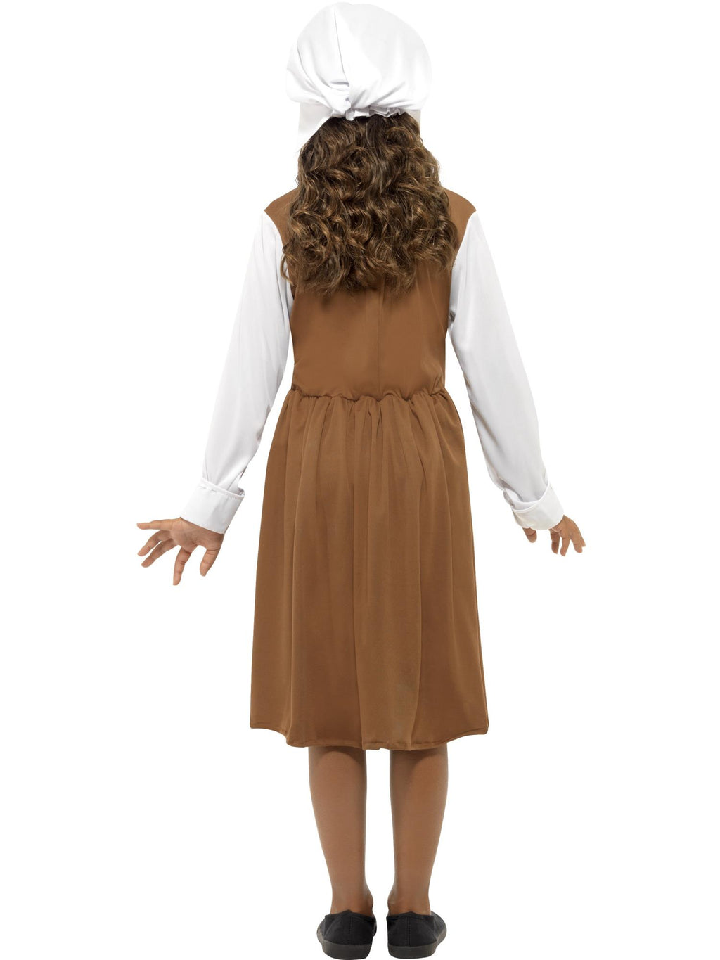 Tudor Girl Costume, Brown 2