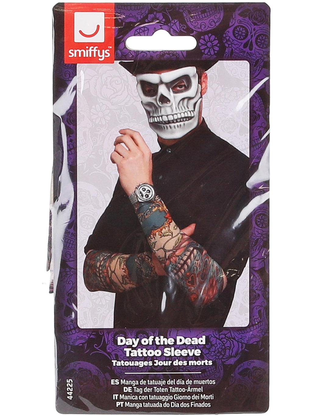 Day of the Dead Tattoo Sleeve, Multi-Coloured 2