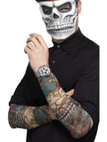 Day of the Dead Tattoo Sleeve, Multi-Coloured 1