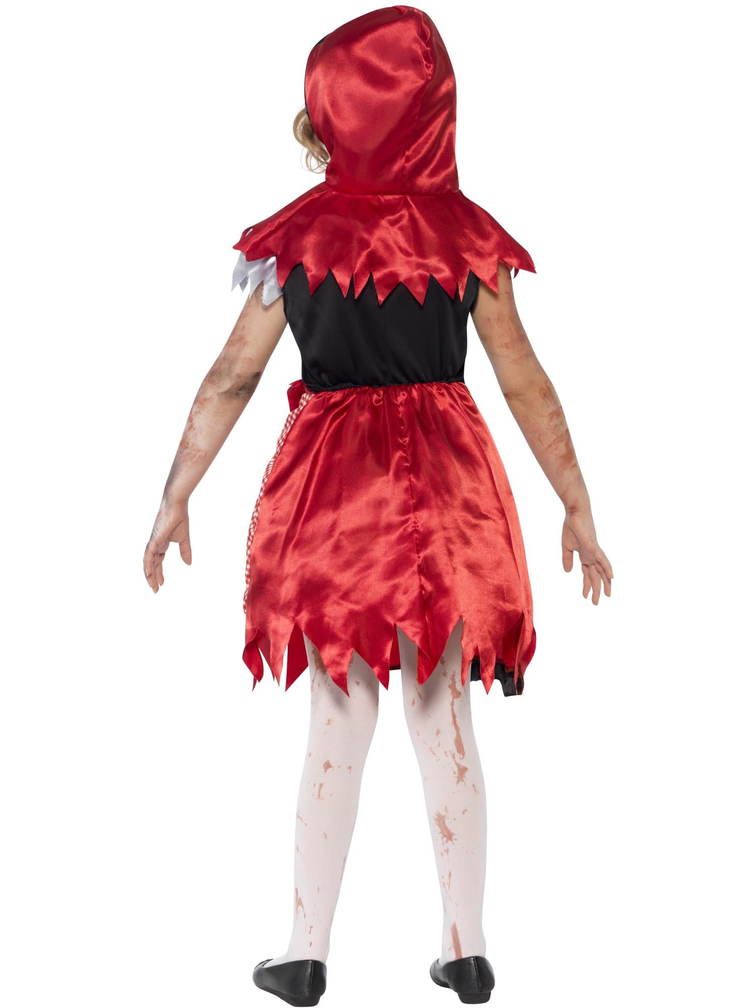 Zombie Miss Hood Costume, Red 2