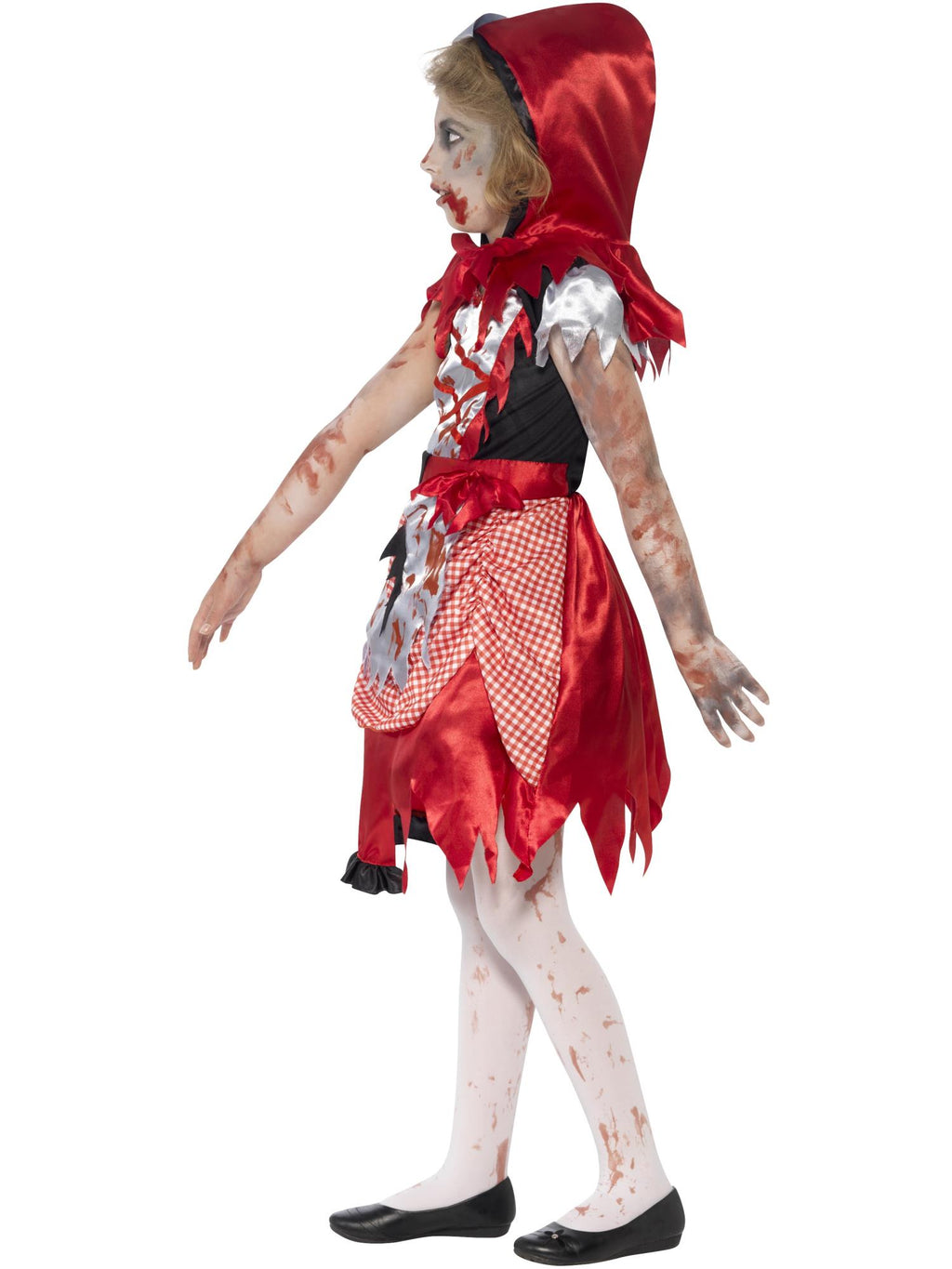 Zombie Miss Hood Costume, Red 3
