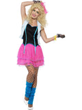 80s Wild Girl Costume, Pink 1