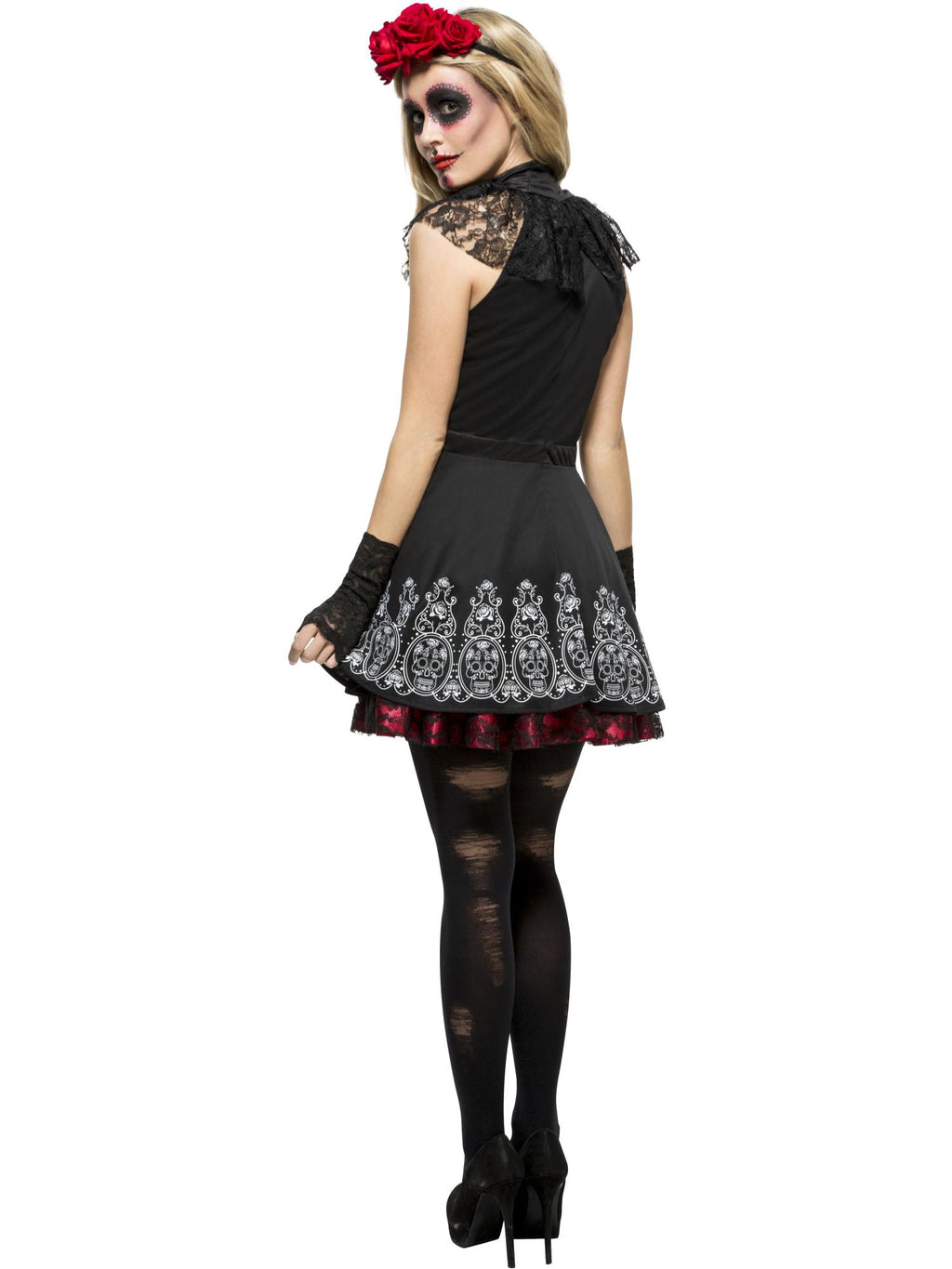 Fever Day of the Dead Costume, Black 2