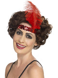 Flapper Headband, Red 1
