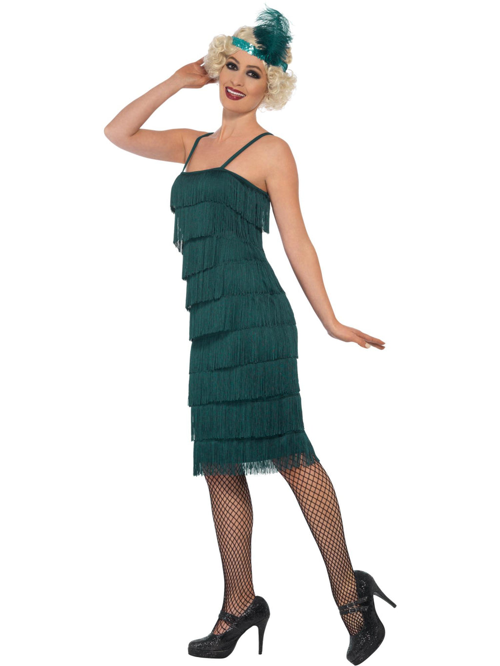 Flapper Costume, Green 3