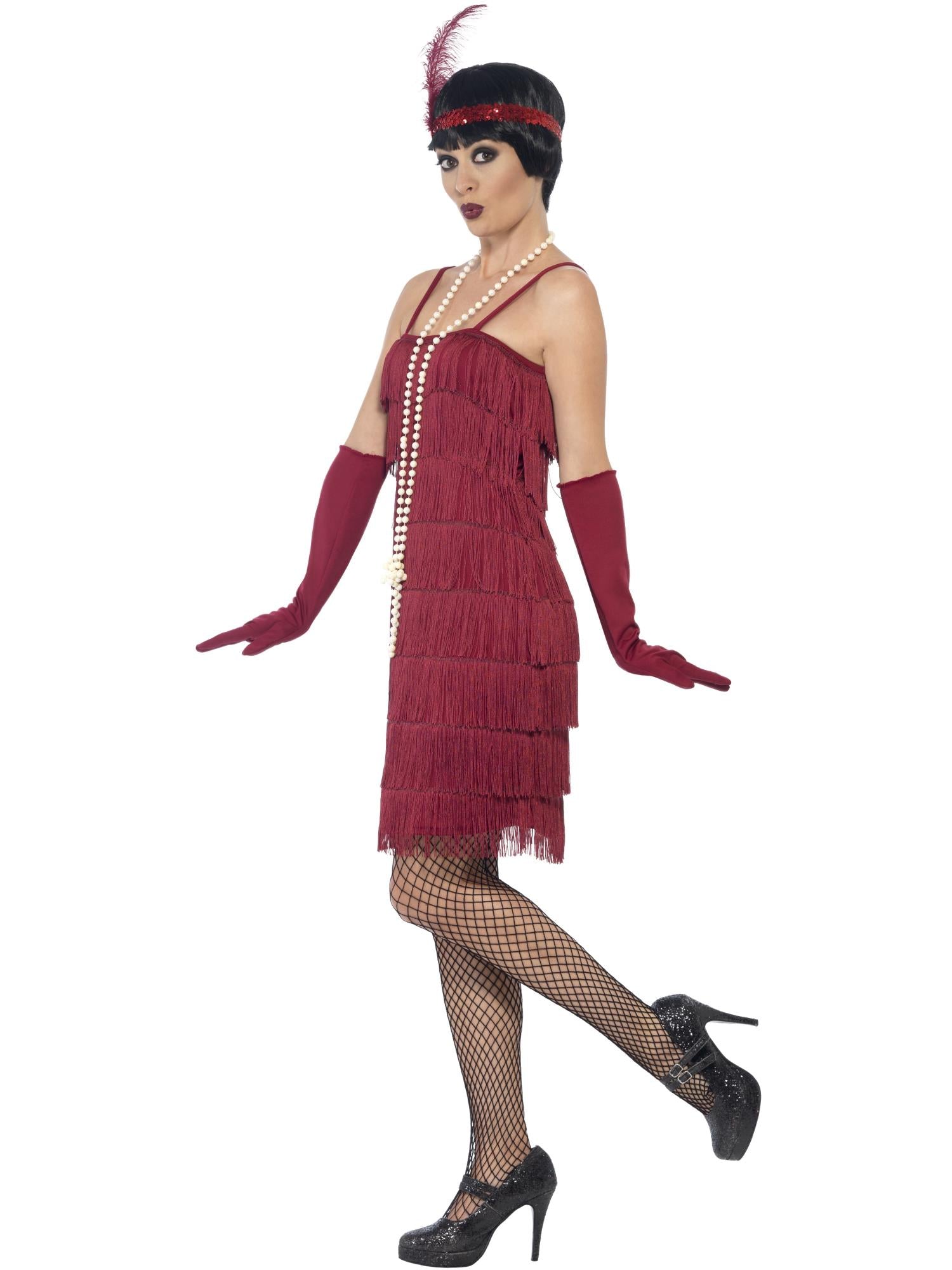 Flapper Costume, Red 3
