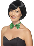 Sequin Bow Tie, Green 1