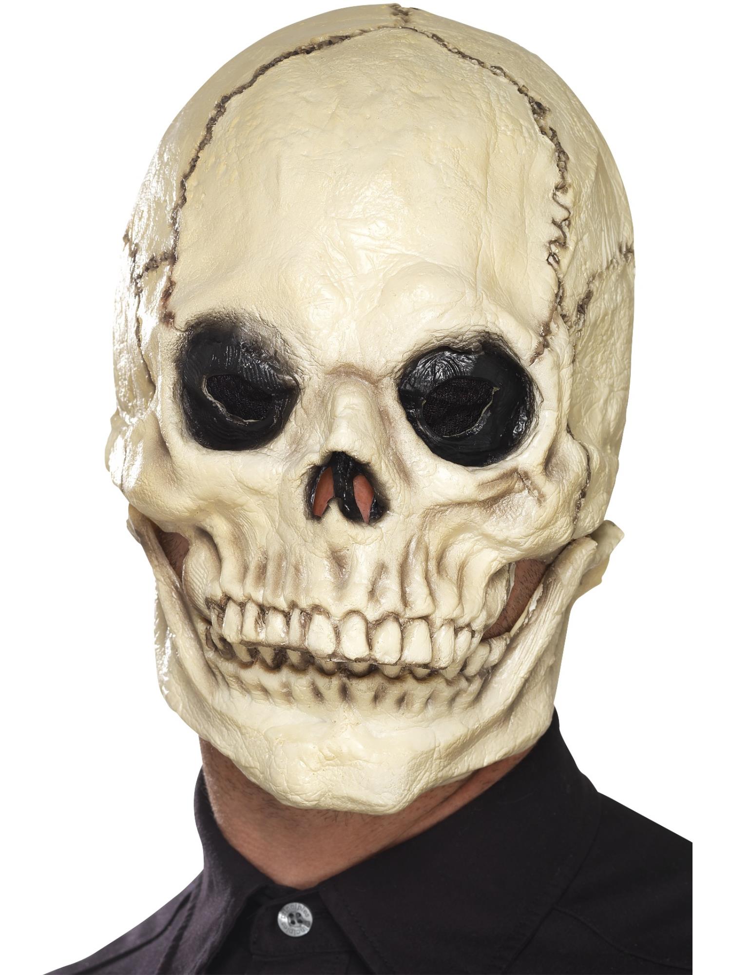 Skull Mask, Latex, White 1