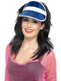 80s Sun Visor, Blue 1