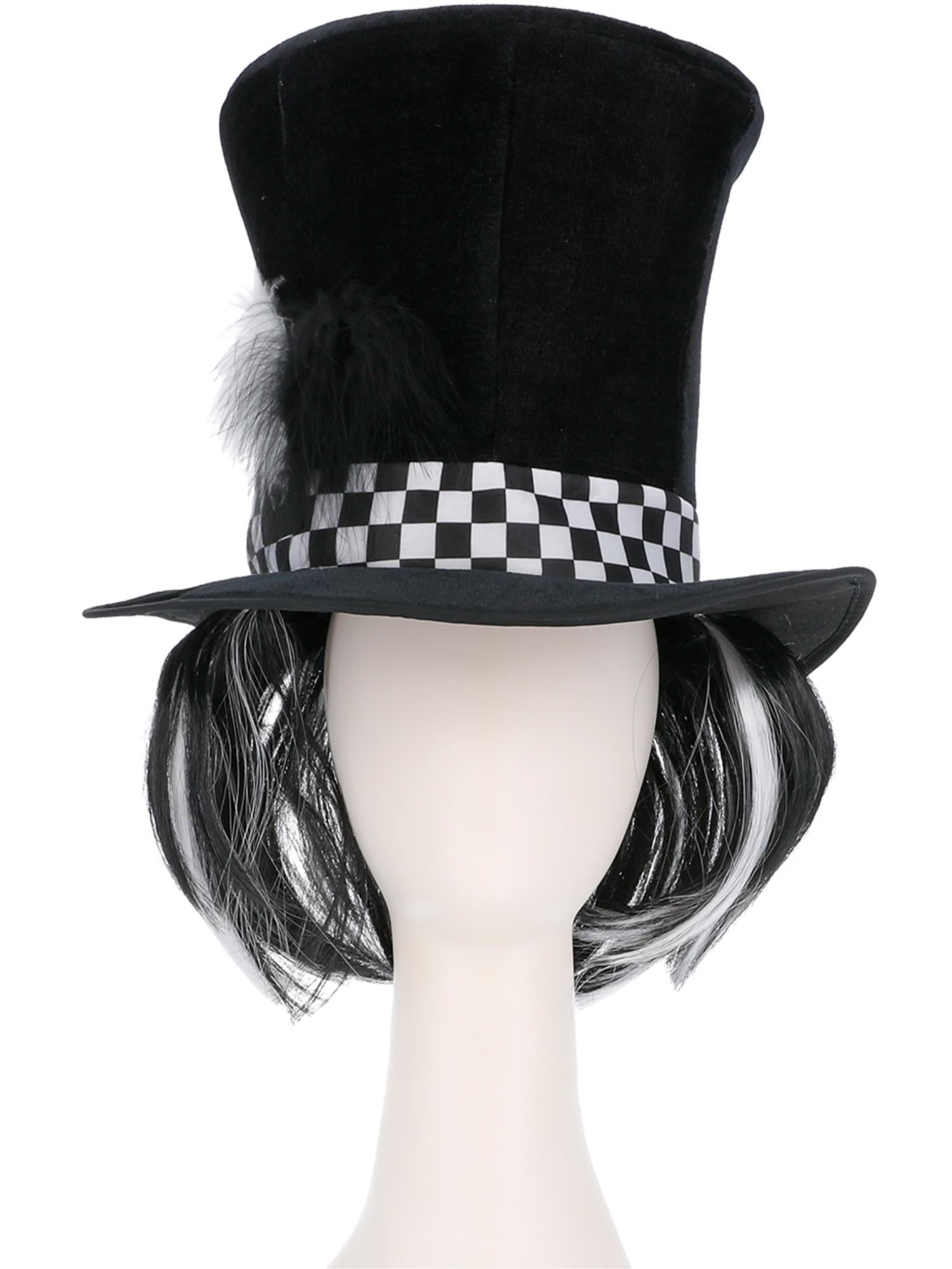 Dark Tea Party Top Hat, Black 2