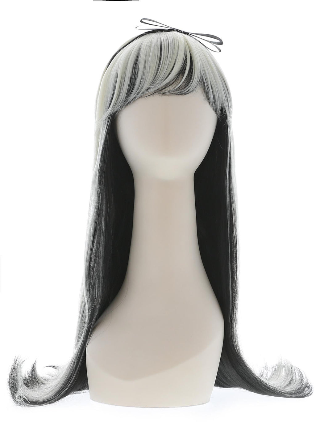 Deluxe Gothic Alice Wig, Blonde & Black 3