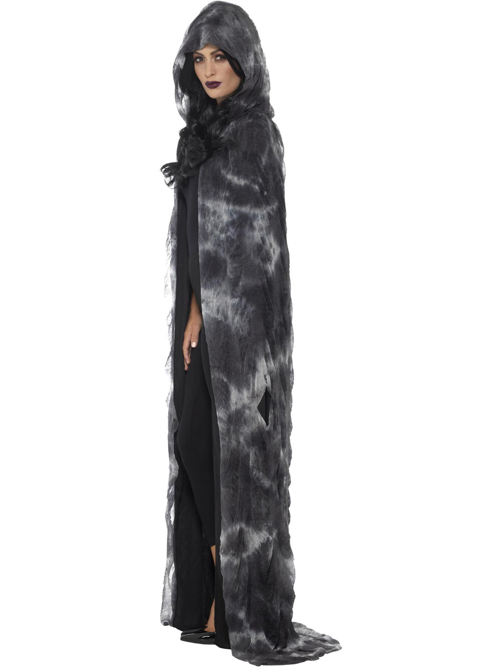 Deluxe Spellbound Decayed Cape, Black & Grey 3