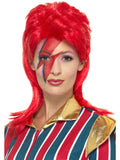 Space Superstar Wig, Red 1