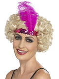 Flapper Headband, Pink 1
