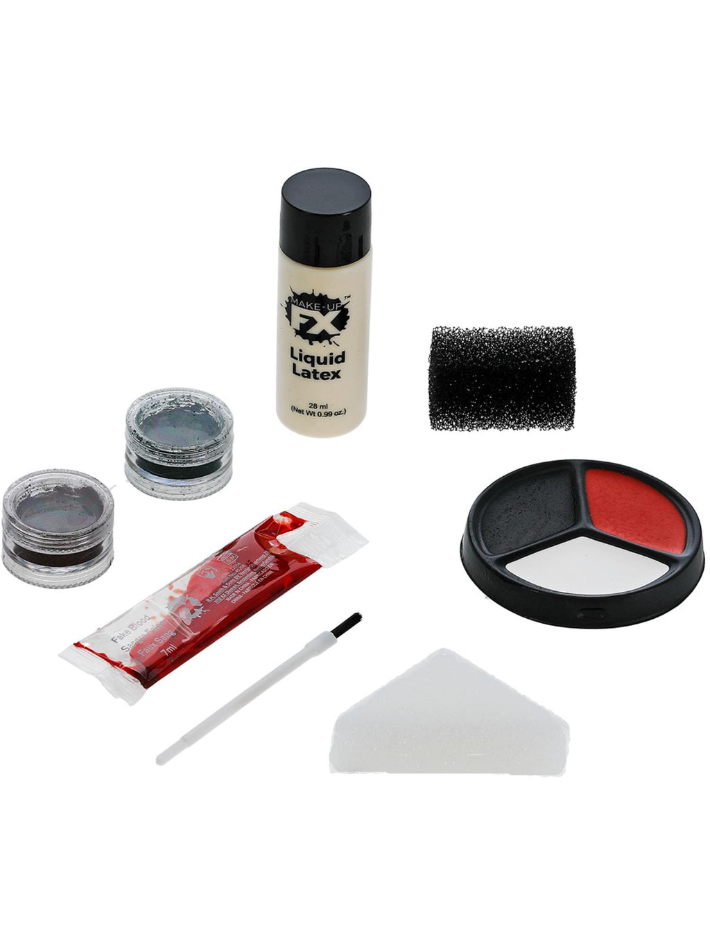 Smiffys Make-Up FX, Zombie Powder Dirt Kit, Aqua, 3