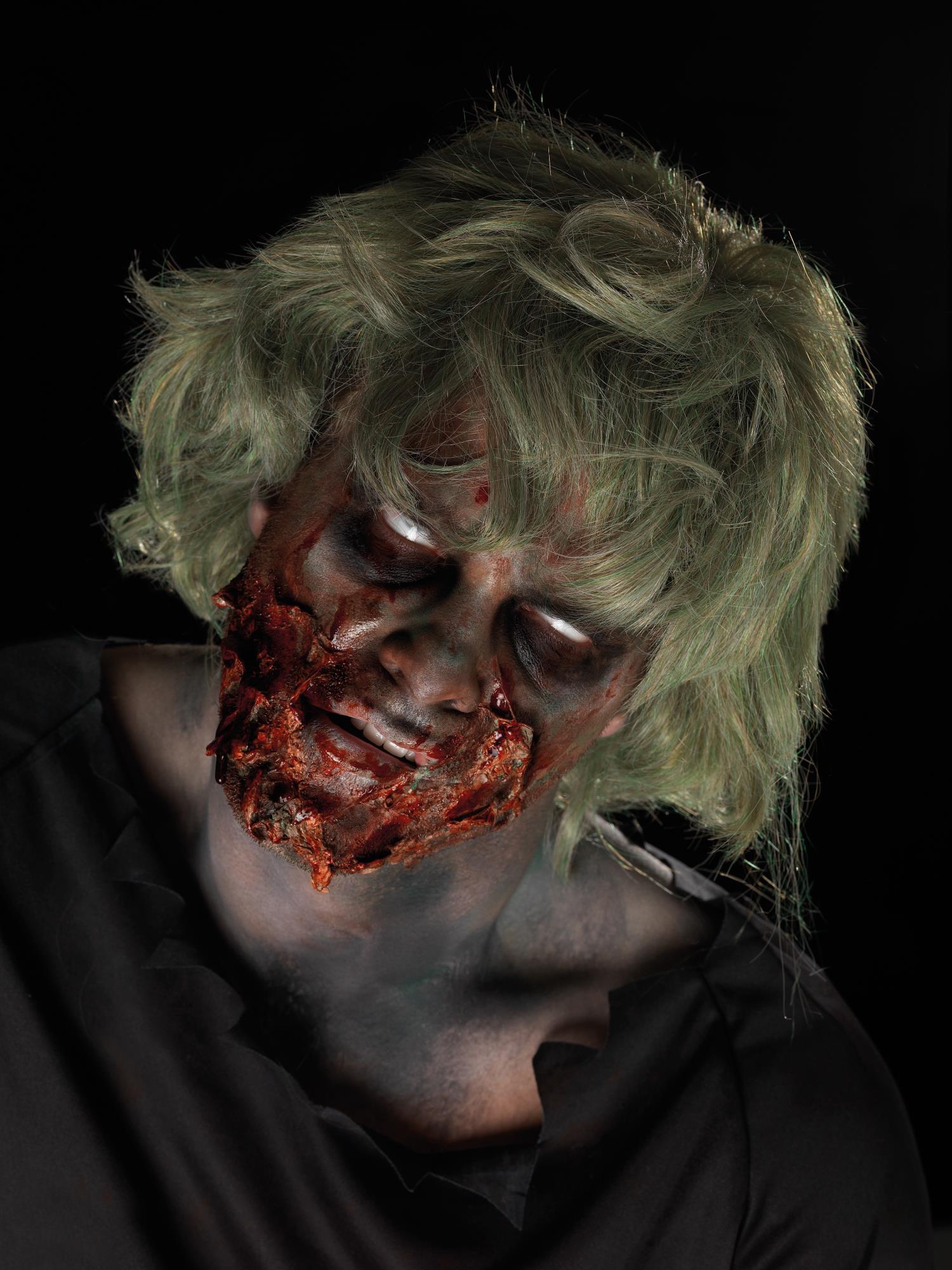 Smiffys Make-Up FX, Zombie Powder Dirt Kit, Aqua, 1