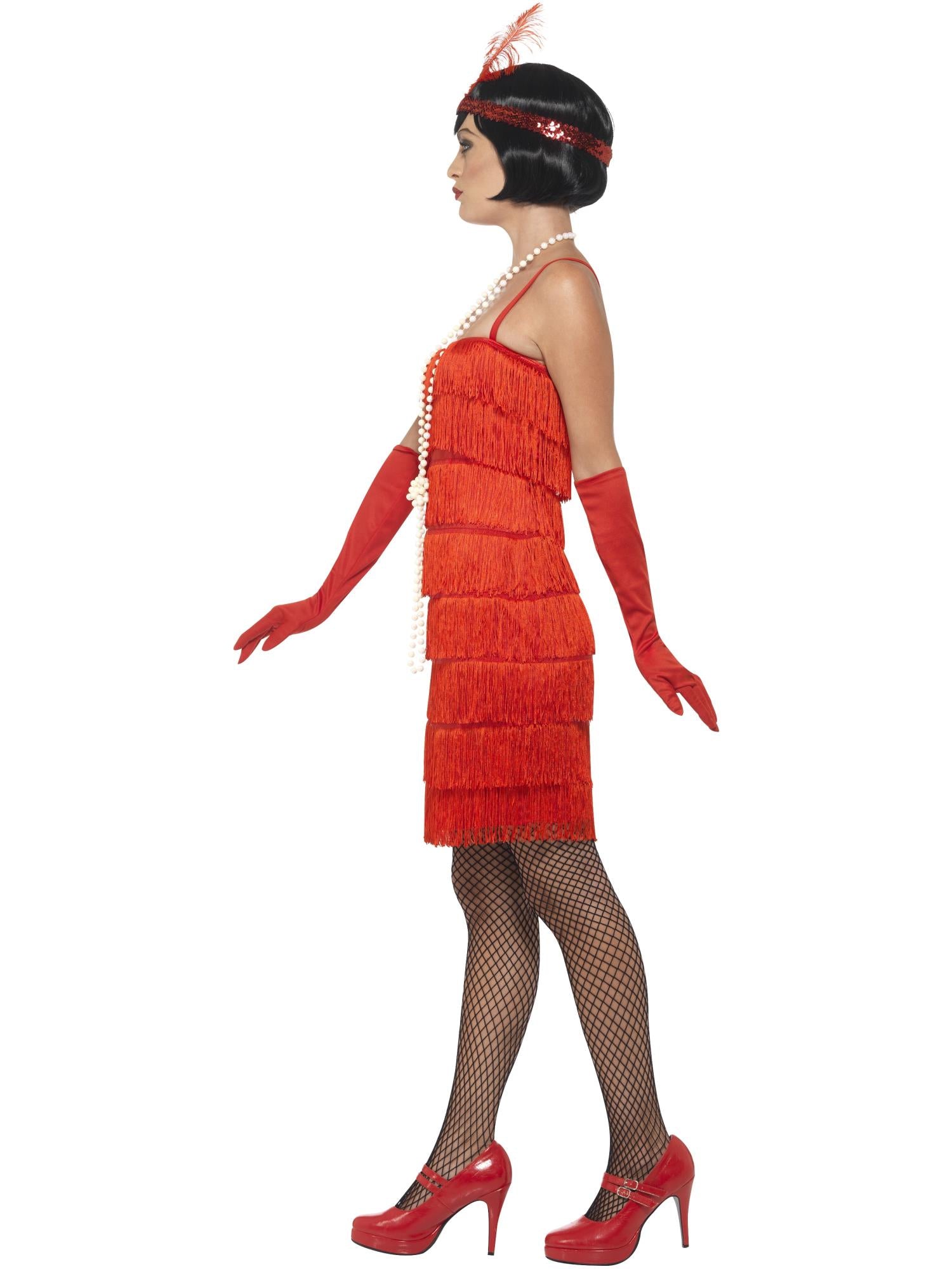 Flapper Costume, Red 3