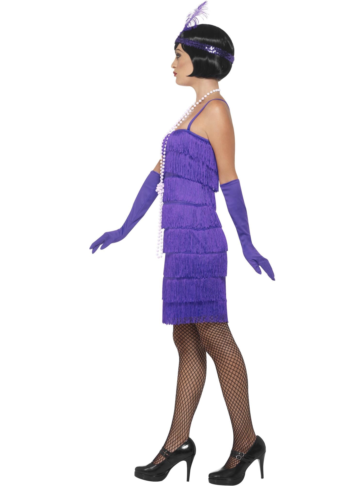 Flapper Costume, Purple 3