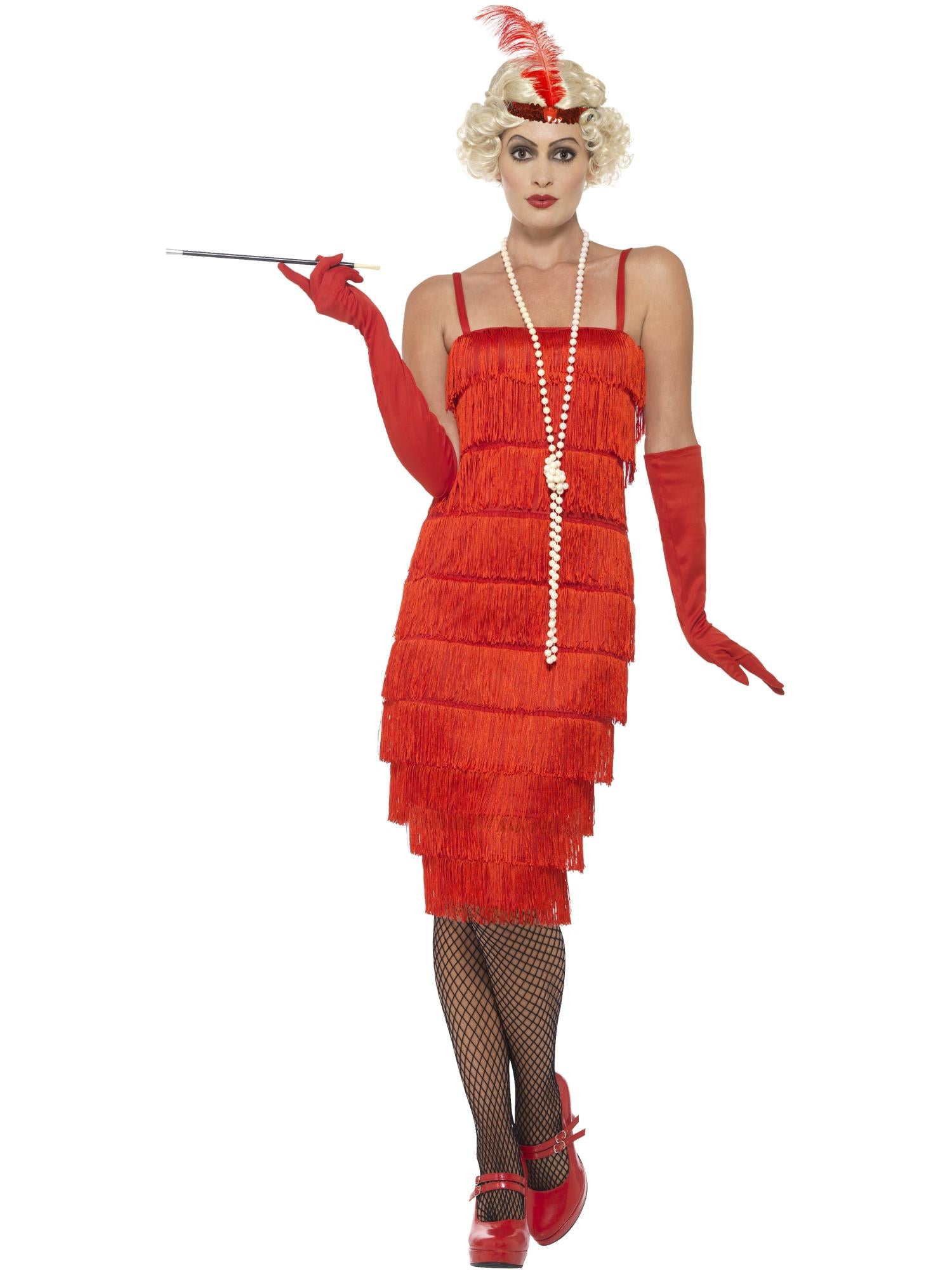 Flapper Costume, Red 1