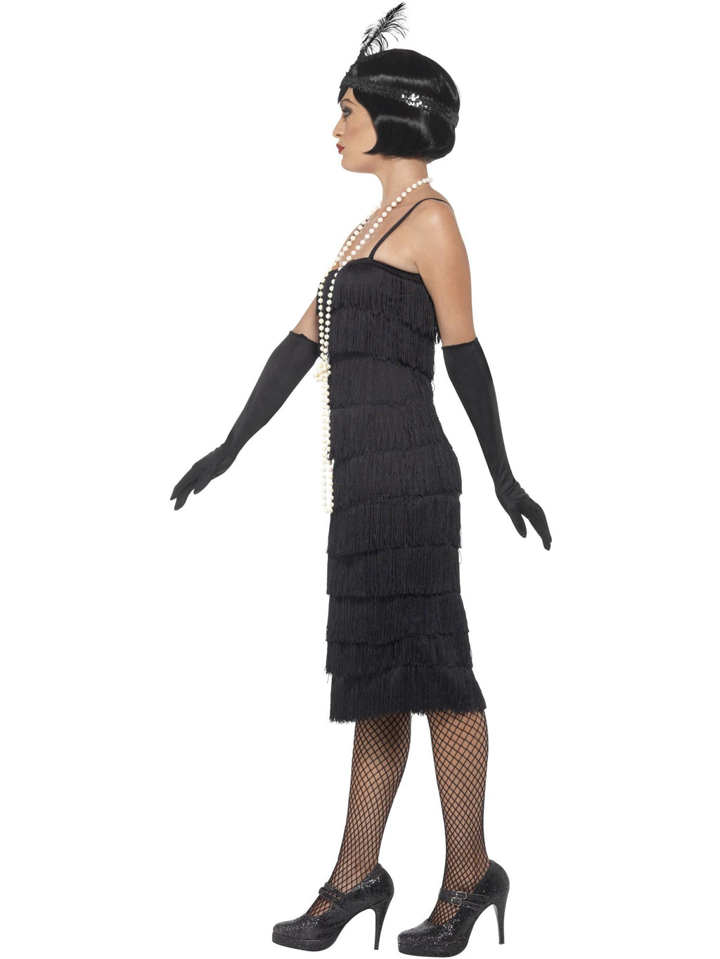 Flapper Costume, Black 3