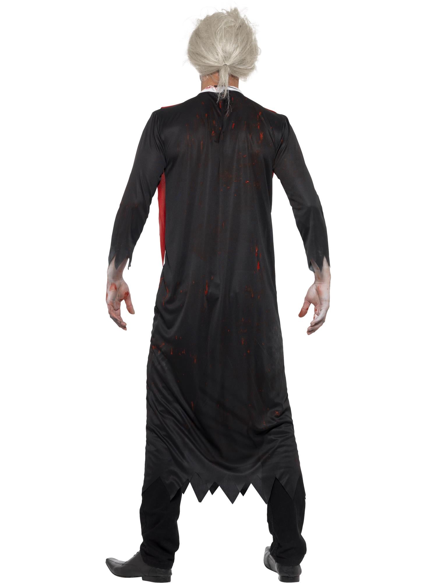 Zombie High Priest Costume, Black 2