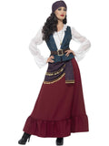 Deluxe Pirate Buccaneer Beauty Costume, Purple 1