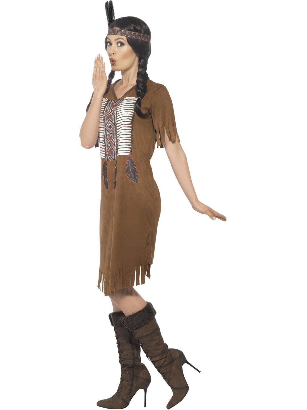 Native American Inspired Warrior Princess Costume, 3