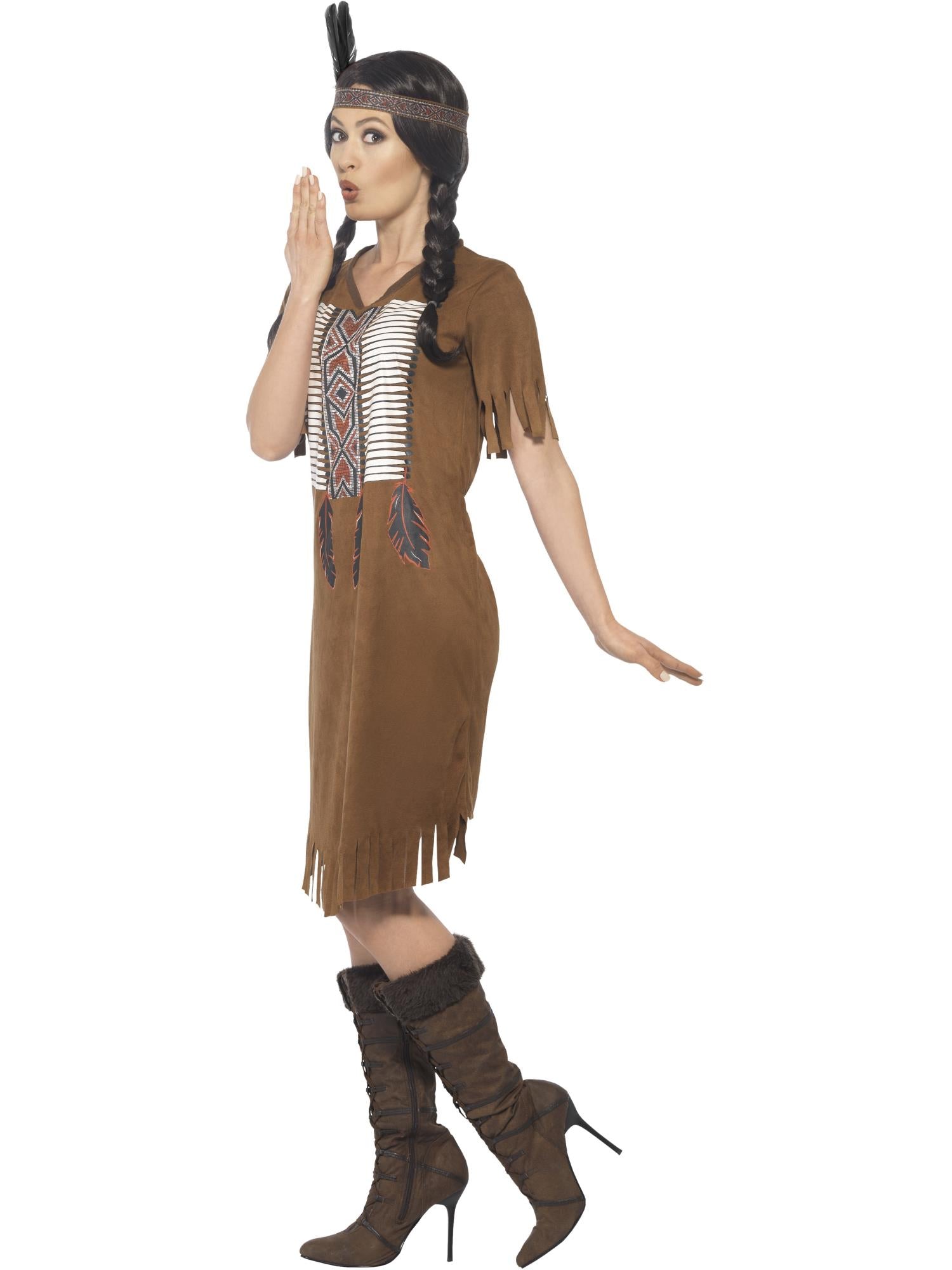 Native American Inspired Warrior Princess Costume, 3
