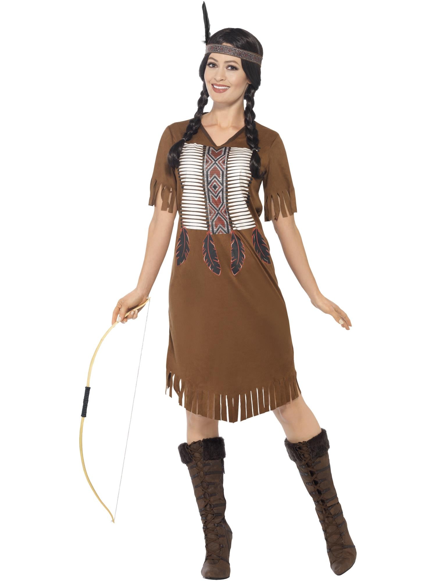 Native American Inspired Warrior Princess Costume, 1