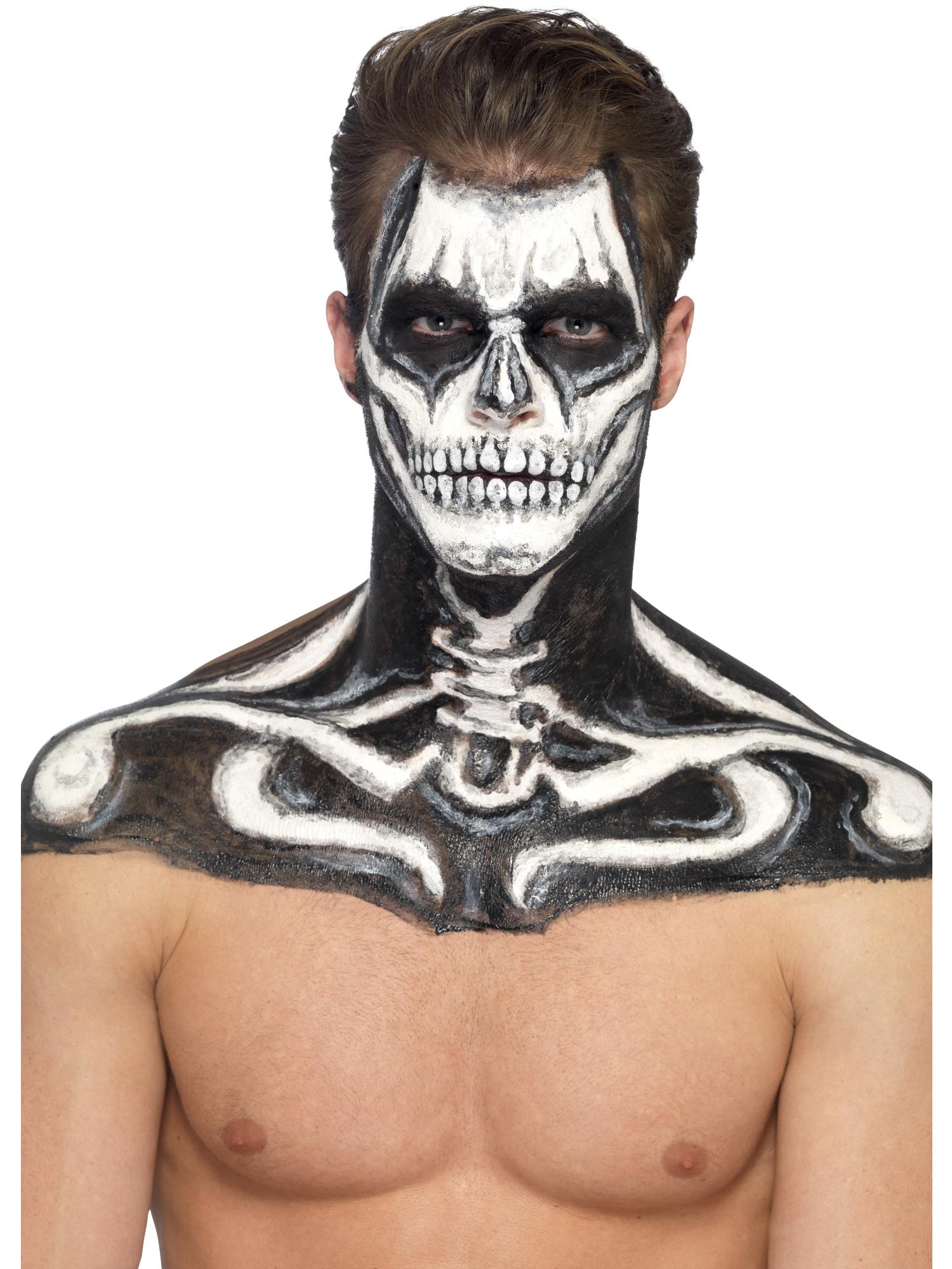 Smiffys Make-Up FX, Skeleton Liquid Latex Kit, 1