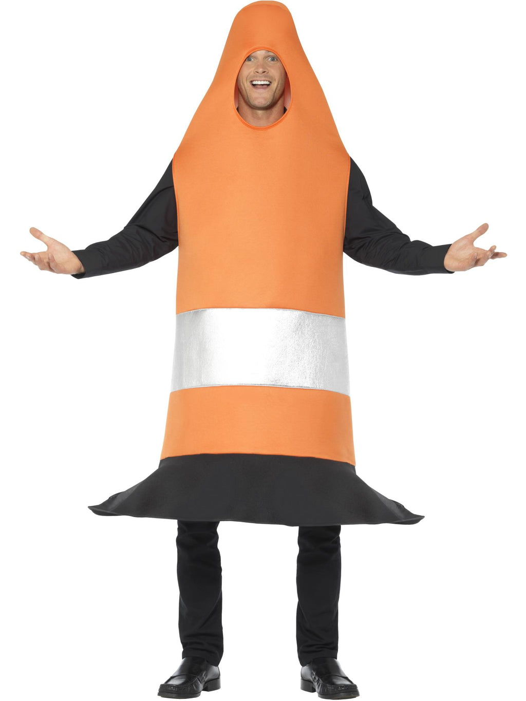 Traffic Cone Costume, Orange 1