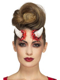 Smiffys Make-Up FX, Latex Devil Horn Prosthetics, 1