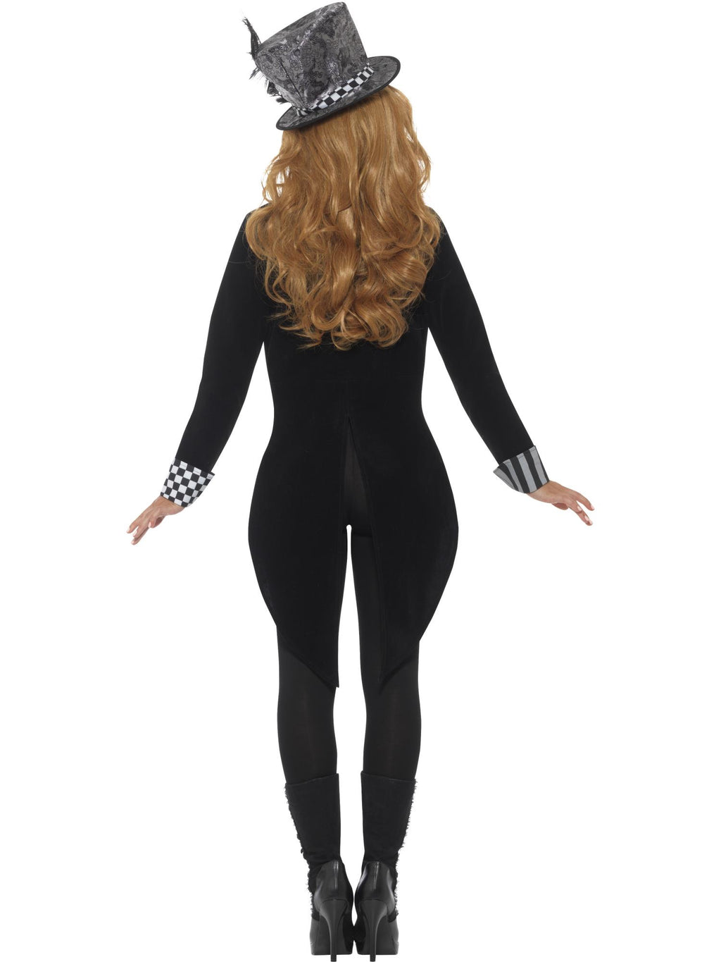 Deluxe Dark Miss Hatter Costume, Black 2