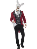 Deluxe White Rabbit Costume, Red 1