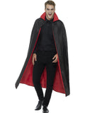 Reversible Vampire Cape, Black & Red 1
