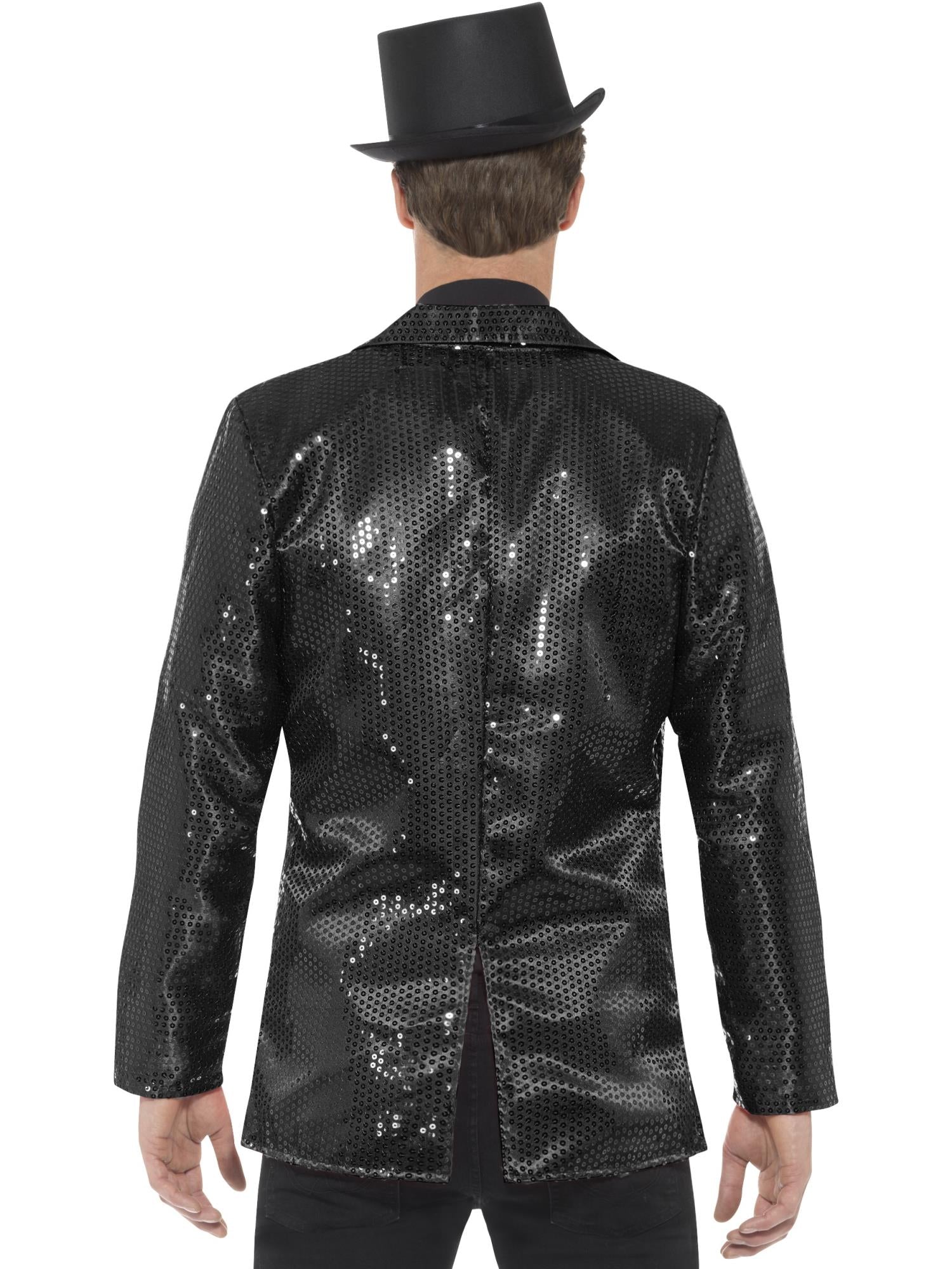 Sequin Jacket, Mens, Black 2