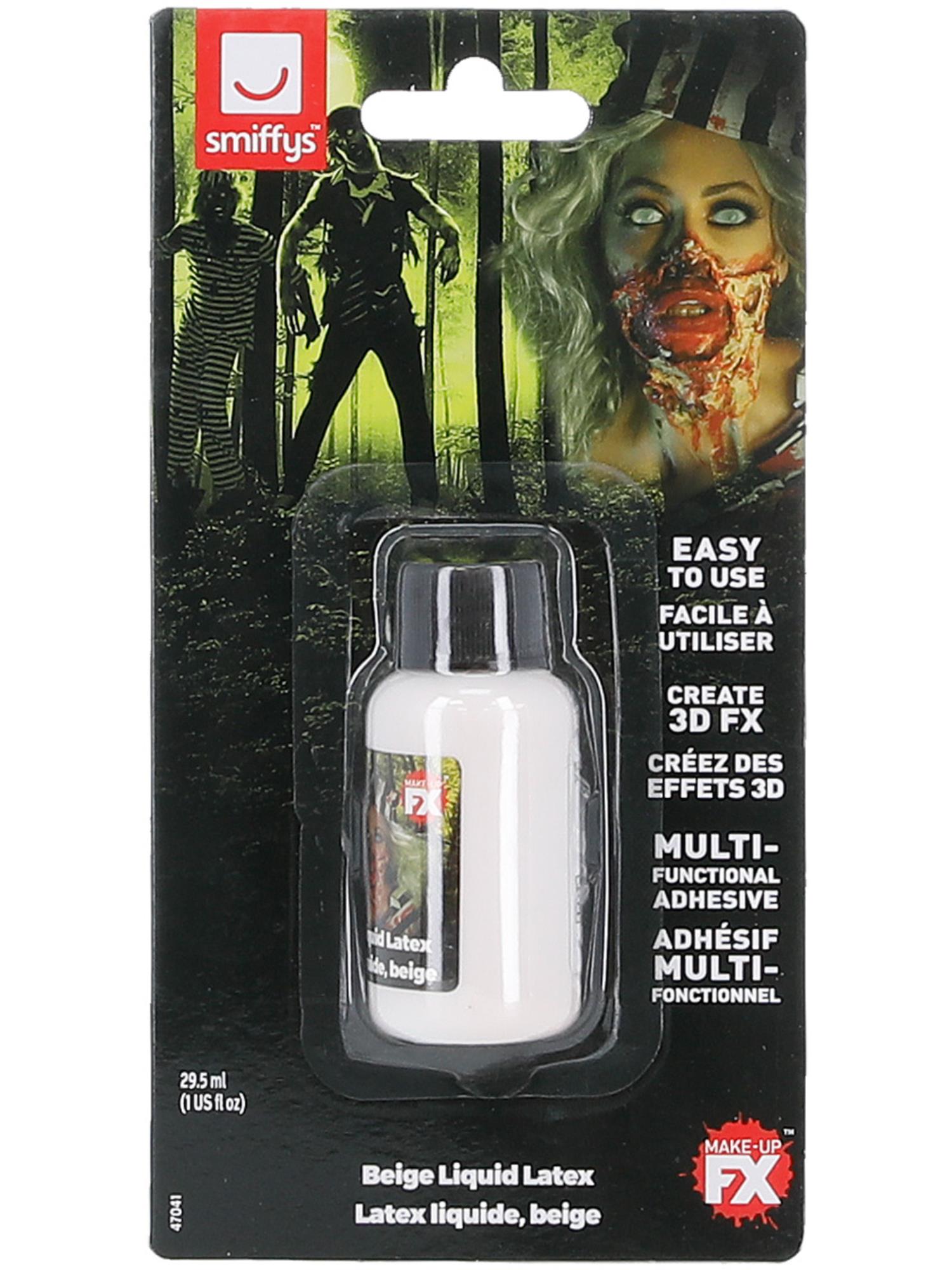 Smiffys Make-Up FX, Zombie Liquid Latex, Beige 2