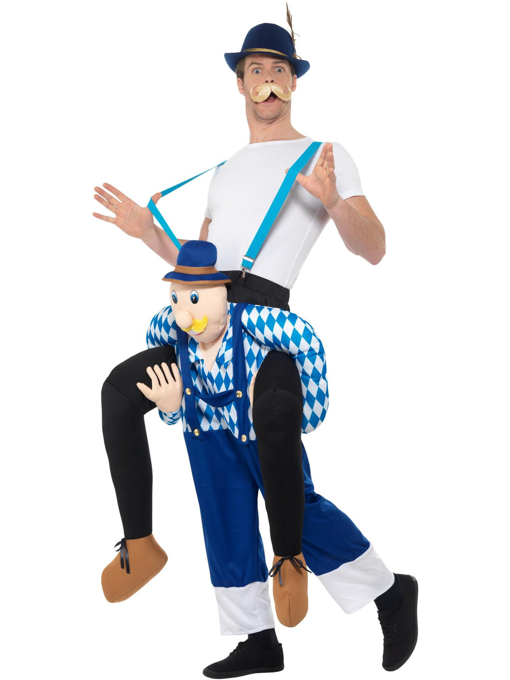 Piggyback Bavarian Costume, Blue 3