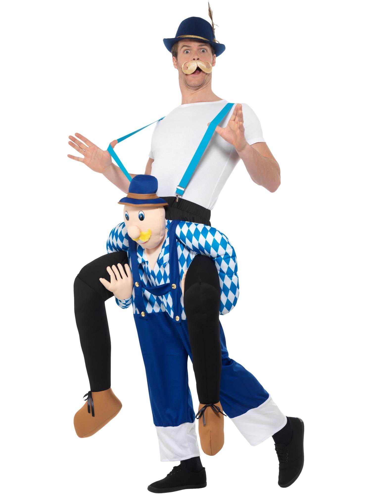Piggyback Bavarian Costume, Blue 3