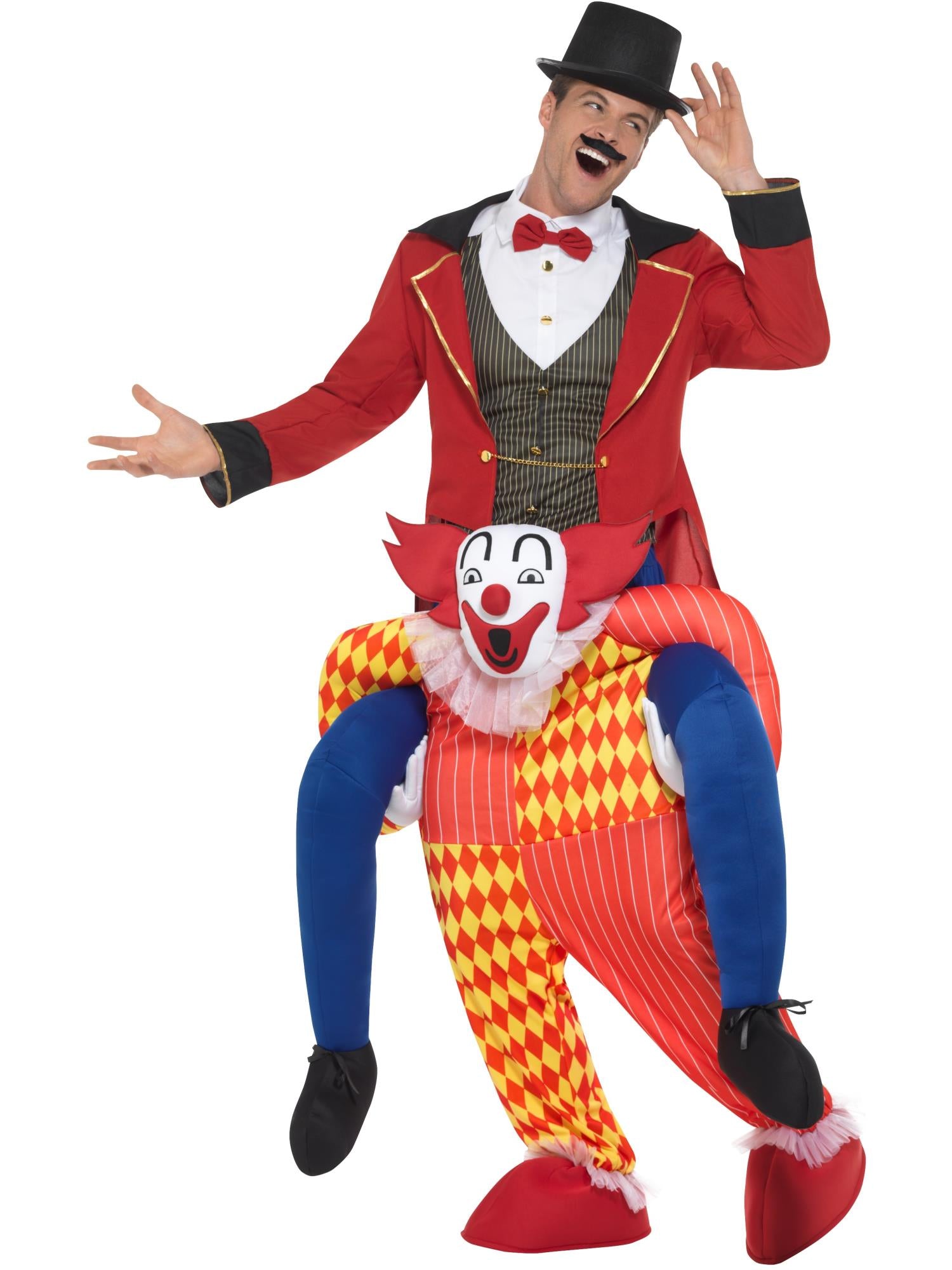 Piggyback Clown Costume, Yellow 2