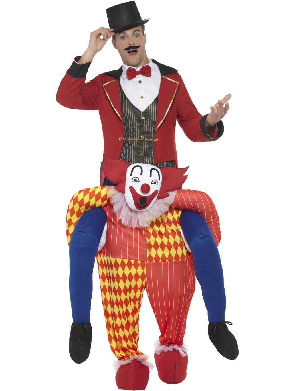 Piggyback Clown Costume, Yellow 1