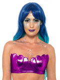 Mermaid Shell Bikini Bra Top, Strapless Design 1