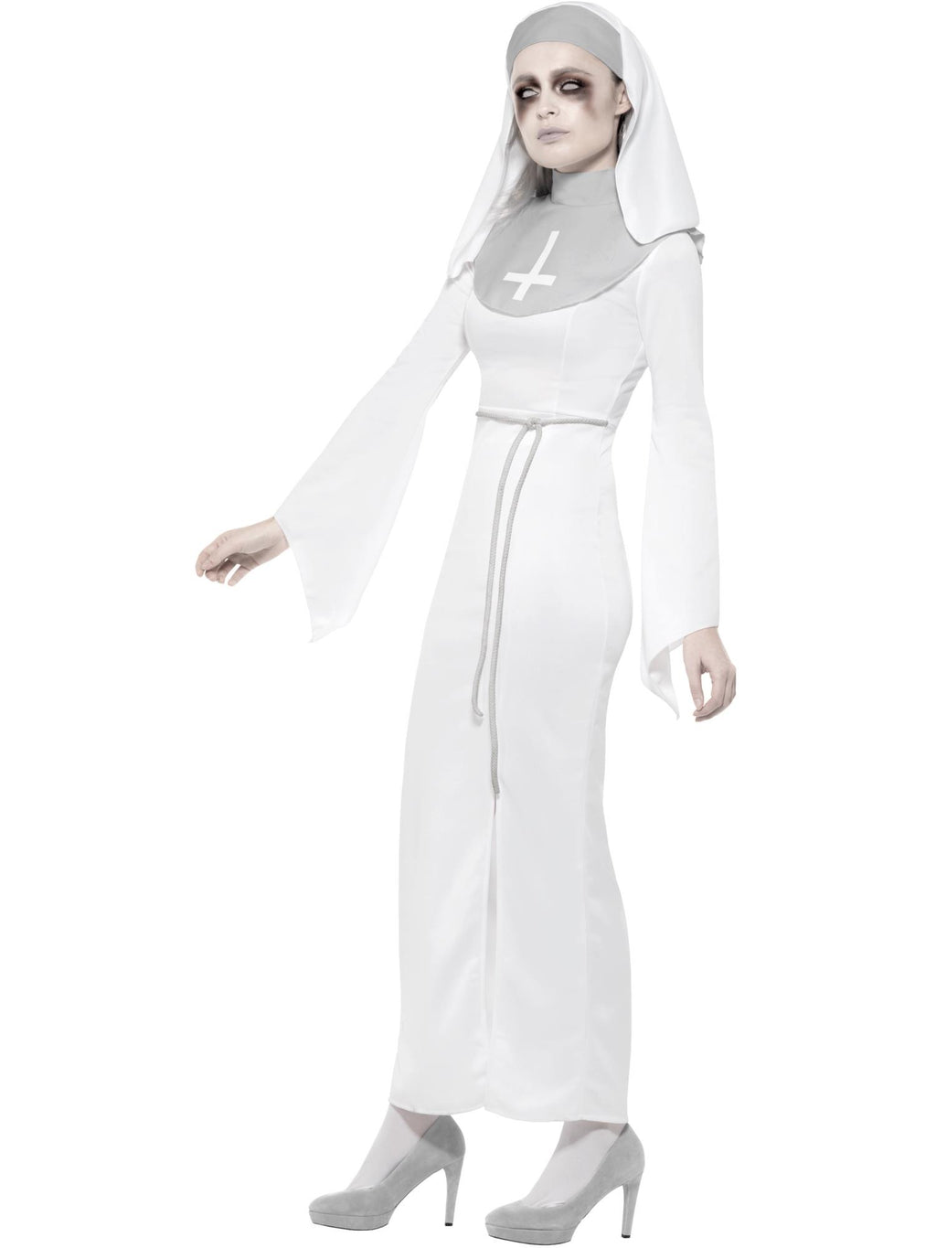 Haunted Asylum Nun Costume, White 3