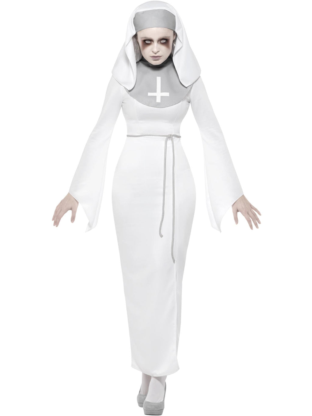 Haunted Asylum Nun Costume, White 1